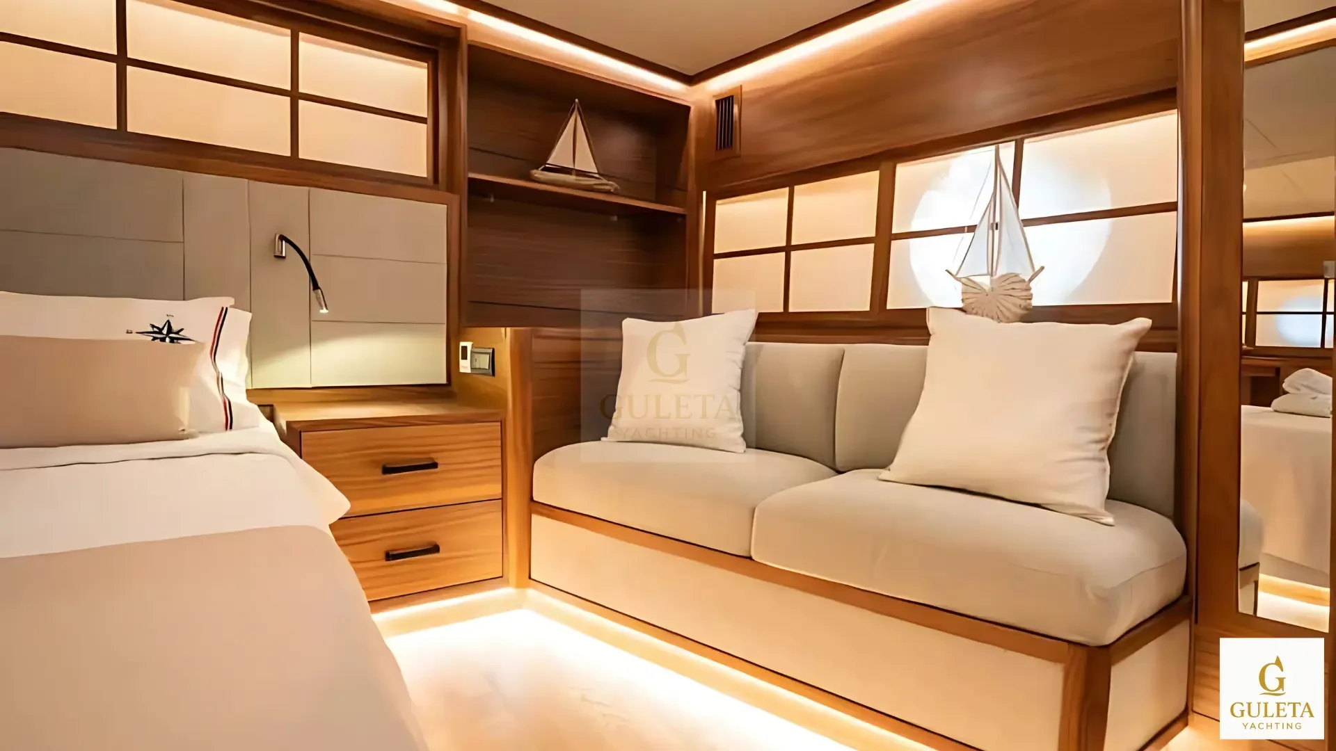 Crew quarters and technical room layout of Junior Orçun