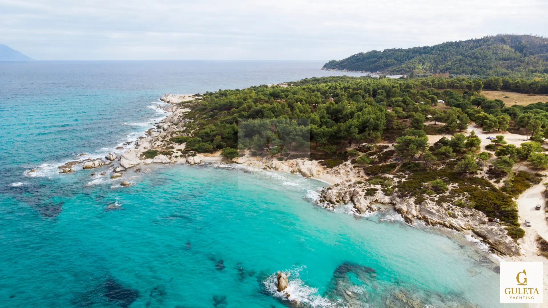 Bozburun harbor and traditional gulets on a Hisaronu Gulf gulet yacht charter holiday
