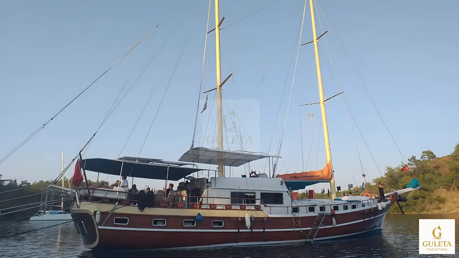 Side exterior view of Prenses Begüm Gulet yacht