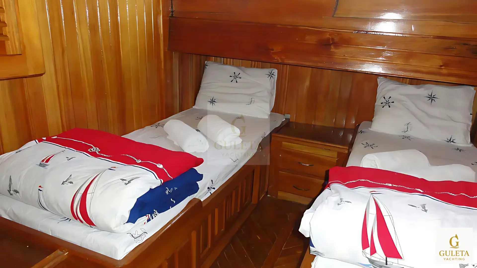 Twin cabin example on Prenses Begüm Gulet