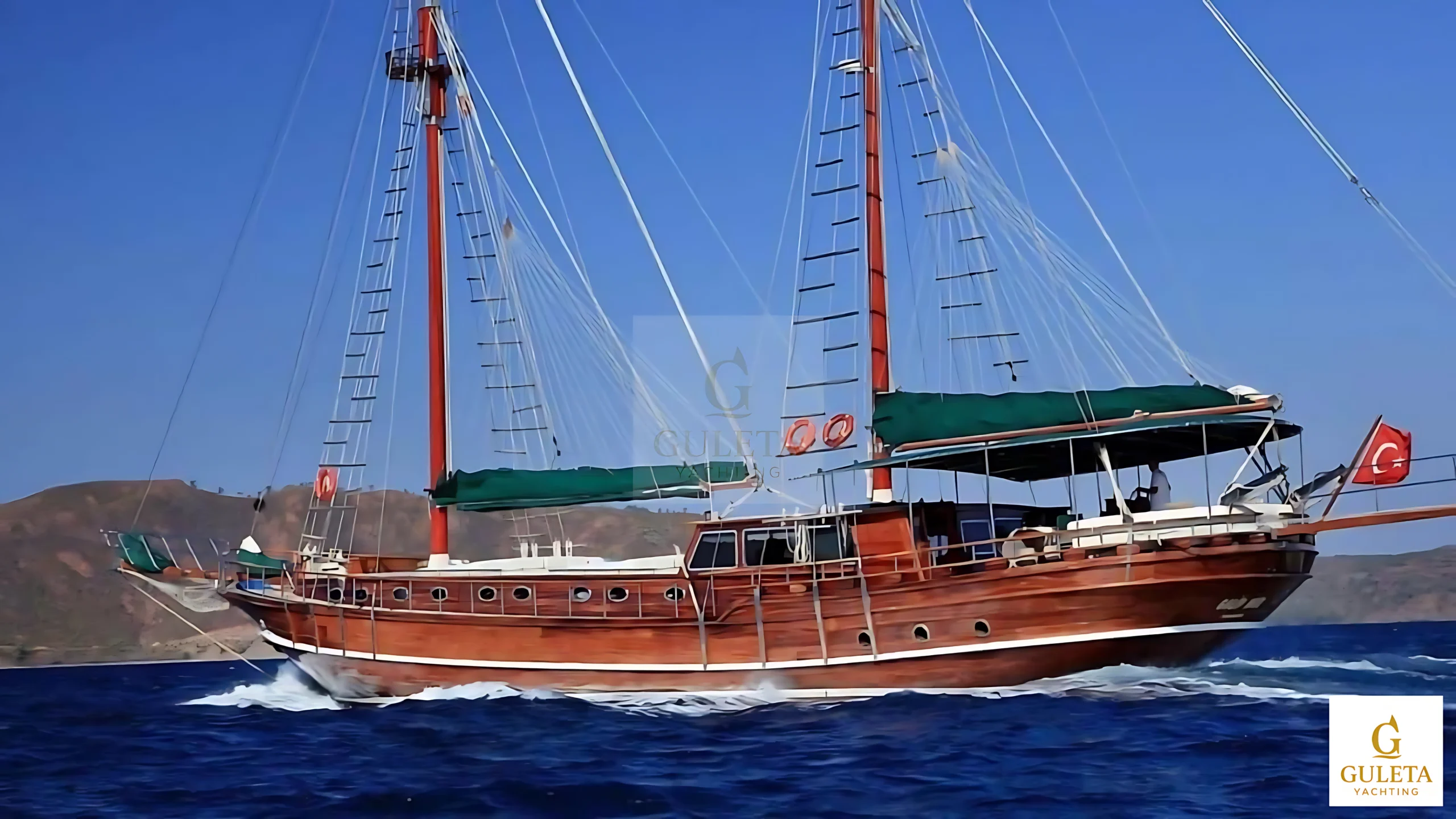 Gulet yacht charter Turkey – Galip Nur classic wooden gulet