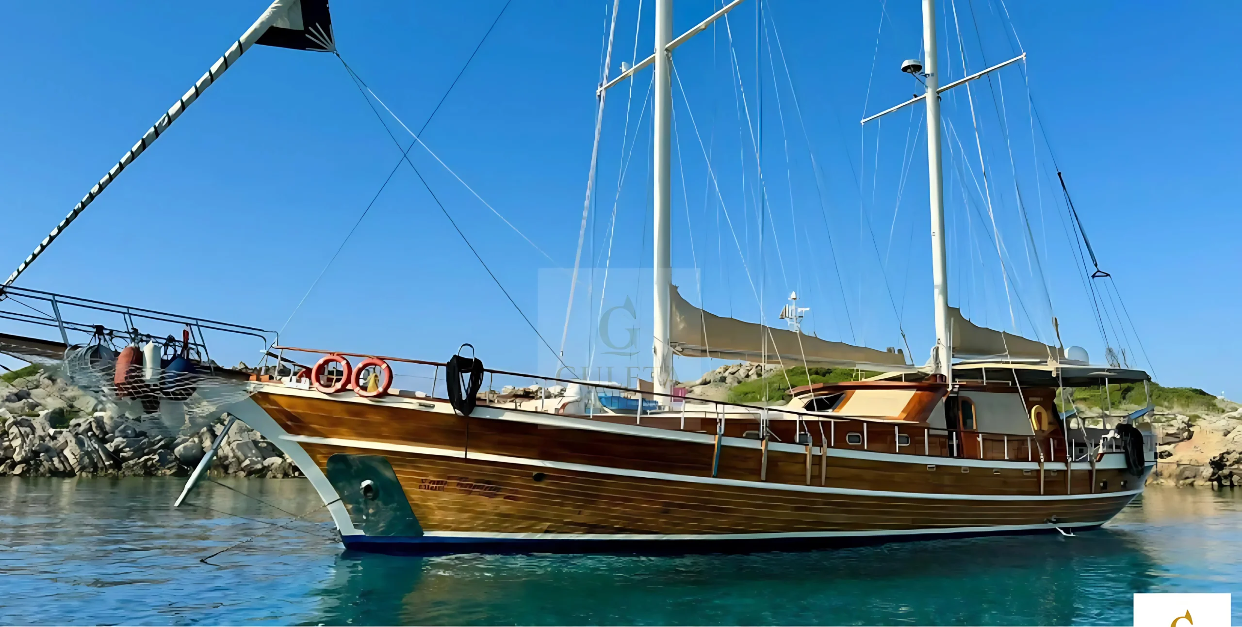 Gulet yacht charter Turkey – Sunrise 2 scenic coastal cruise
